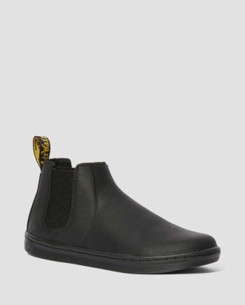 Dr Martens Katya Leather Casual Chelsea Cizmy Damske Čierne | 1458-FMYDQ